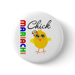 Mariachi Chick Pinback Buttons