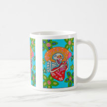 Mariachi Serenade - Day Of The Dead Skeleton Coffee Mug