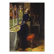 Mariana, John Everett Millais, 1851 Greeting Cards