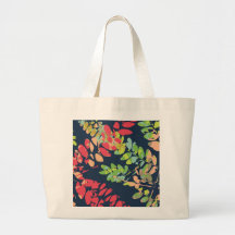 Maribou Blue Canvas Bags