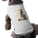 Marie Antionette Black Poodle 18th Century Costume Dog Tee