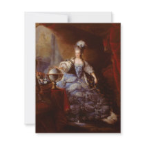 Marie Antoinett of Austria by Jean Baptiste Dagoty Personalized Invite