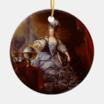 Marie Antoinett of Austria by Jean Baptiste Dagoty Christmas Ornaments