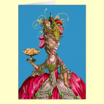 Marie Antoinette and Peacock cards