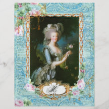 Marie Antoinette French Stationery and Cards Personalised Flyer