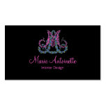 Marie Antoinette in Flowers ~ Business Cards