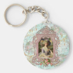 Marie Antoinette in Pink Frame Key Chain