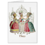 Marie Antoinette Ladies in Waiting Card