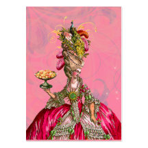 Marie Antoinette Let Them Eat Cake Business Card