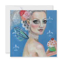 Marie Antoinette Let them eat cake Custom Invite