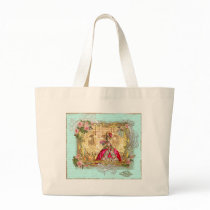 Marie Antoinette Party at Versailles in Aqua Tote Bags