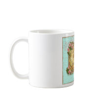 Marie Antoinette Party at Versailles in Aqua Mug