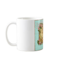 Marie Antoinette Party at Versailles in Aqua Coffee Mug