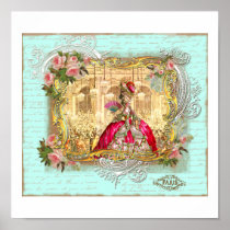 Marie Antoinette Party at Versailles in Aqua