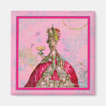 Marie Antoinette Peacock and Cakes Fridge Magnets