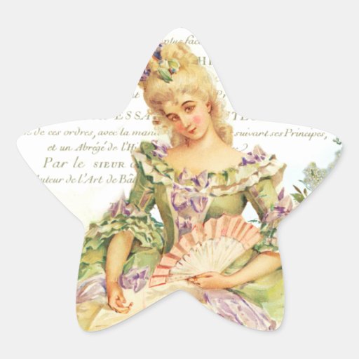 Marie Antoinette & Sparrow Star Stickers