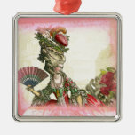 Marie Antoinette Square Ornament