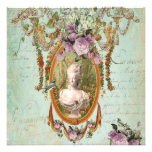 Marie Antoinette Versailles Ancient Gardens Square Personalized Announcement