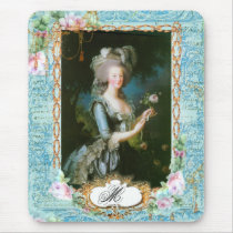 Marie Antoinette with Pink Roses and Lace