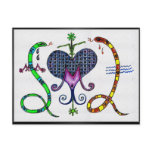 Marie Laveau Voodoo Vévé postcards