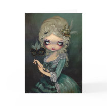 "Marie Masquerade" Greeting Card