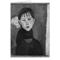 Marie, young woman of the people card