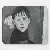 Marie, young woman of the people mouse pads