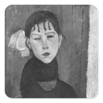 Marie, young woman of the people sticker