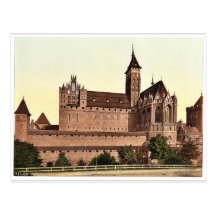 Marienburg, east side, Prussia, Germany (i.e., Mal Post Card
