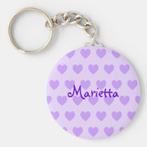 Marietta in Purple keychains