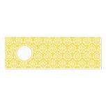 Marigold Favour Tags Skinny Profile Cards business cards