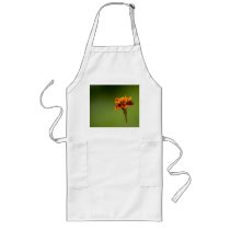 Marigold Flower Closeup Aprons