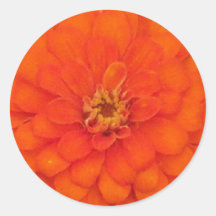 Marigold Round Sticker