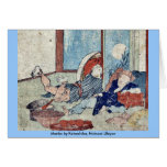Mariko by Katsushika, Hokusai Ukiyoe Greeting Cards