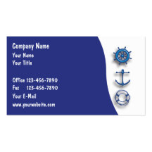Marine Business Cards