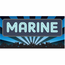 Marine Marquee Photo Cut Out
