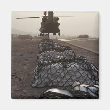 Marines attach sling loads magnets
