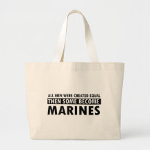 Marines designs canvas bag