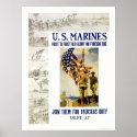 Marines - First to Hoist Old Glory on Foreign Soil posters