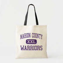 Marion County - Warriors - High - Jasper Tennessee Bags