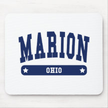 Marion Ohio College Style tee shirts Mouse Pad