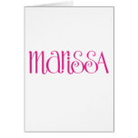 Marissa cherry pink Card