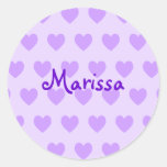 Marissa in Purple Stickers