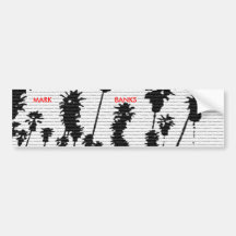 Mark Banks bumper sticker