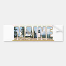 Mark Island/Winter Harbour Lighthouse Bumper Sticker