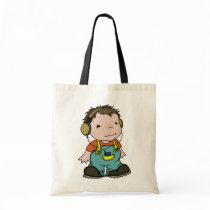 Mark likes music tote bag