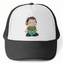 Mark likes music mesh hat