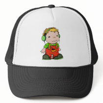 Mark likes music trucker hat