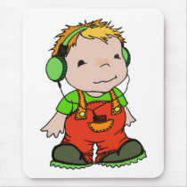Mark likes music mousepad
