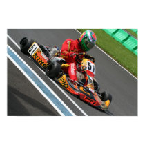 Mark Litchfield Karting Poster posters